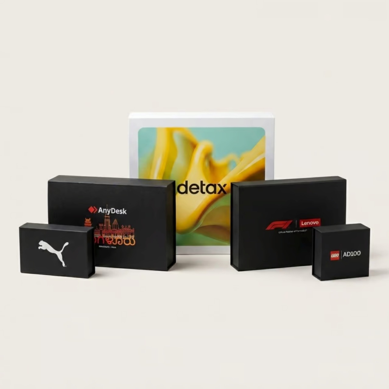 Bedruckte Magnetboxen echter Kundenprojekte