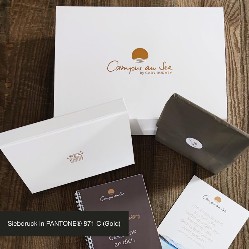 Verpackung mit Logo — Campus am See