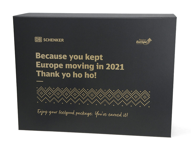 Verpackung mit Logo — DB Schenker