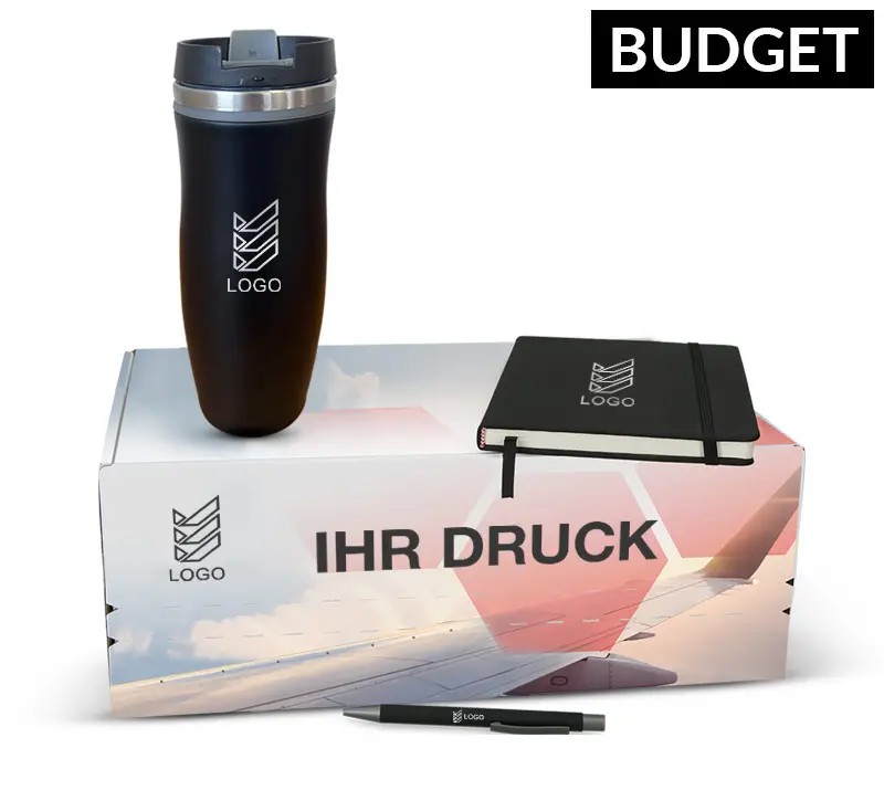 Onboarding Box aus Wellpappe mit Druck
