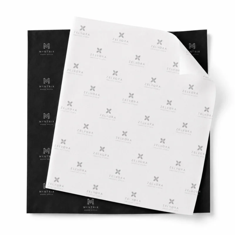 Papier de soie personnalisé pour les emballages cadeaux