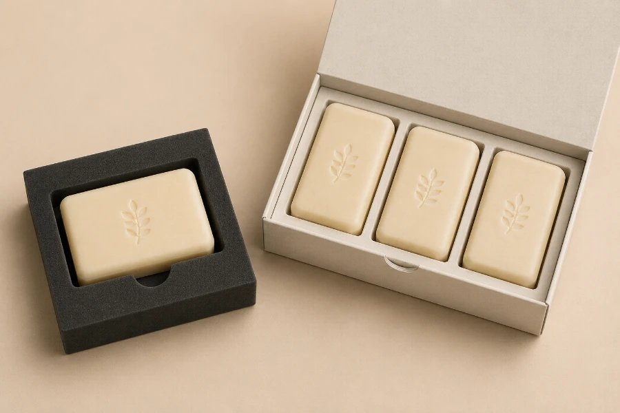 Individuelle Seifenverpackung mit passgenauem Inlay